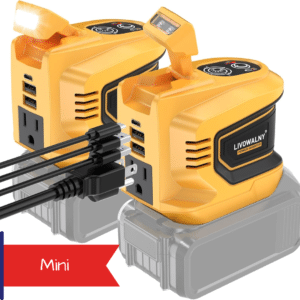 2 Packs Power Inverter for Dewalt 20V Battery